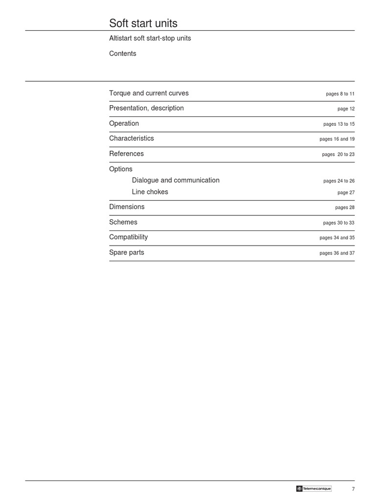 Altistart Soft StartStop Units PDF Interference Compatibility