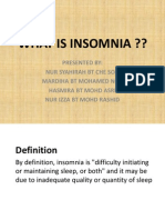What Is Insomnia ??