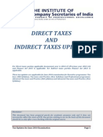 Tax Updates For June 2014 Examination Megha