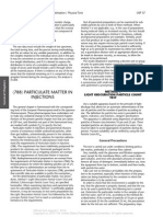 Particulate Matter in Injection