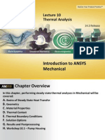 Ansys Mechanical Intro Thermal Version 14.5
