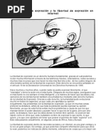 La libertad de expresión y la libertad de expresión en internet