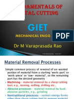 Metal Cutting Theory For Mechanical Engineers