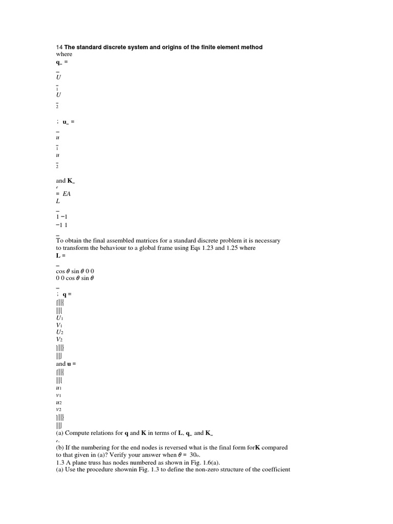 14 The Standard Discrete System and Origins of The Finite Element ...