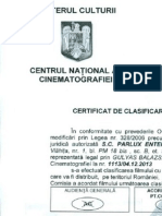 Certificat de clasificare Îngerul morţii