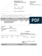 R/C No. SO No. Sub File No.: Item No. Qty. Qty. Qy. Date of Insp Deficiency