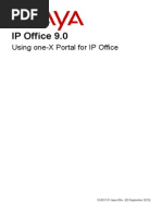 Avaya Using one-X Portal for IP Office