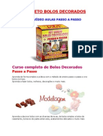 Kit Completo Bolos Decorados