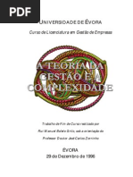 A Teoria Da Gestao e a Complexidade - Rui Manuel Boleto GRILO