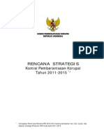 Rencana Strategis Komisi Pemberantasan Korupsi Tahun 2011-2015