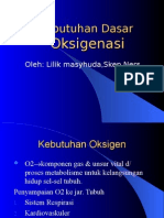 Kebutuhan Dasar Oksigenasi