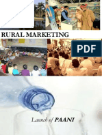 Rural Marketing: Launch of Paani' Prof. Ramki