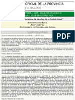 B.O.P. de Badajoz - Anuncio 01855:2014 Del Boletín Nº. 59 - Diputación de Badajoz