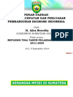 Peran Daerah Dalam Percepatan Dan Perluasan Pembangunan Ekonomi Indonesia