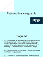 Abstraccion y Vanguardia