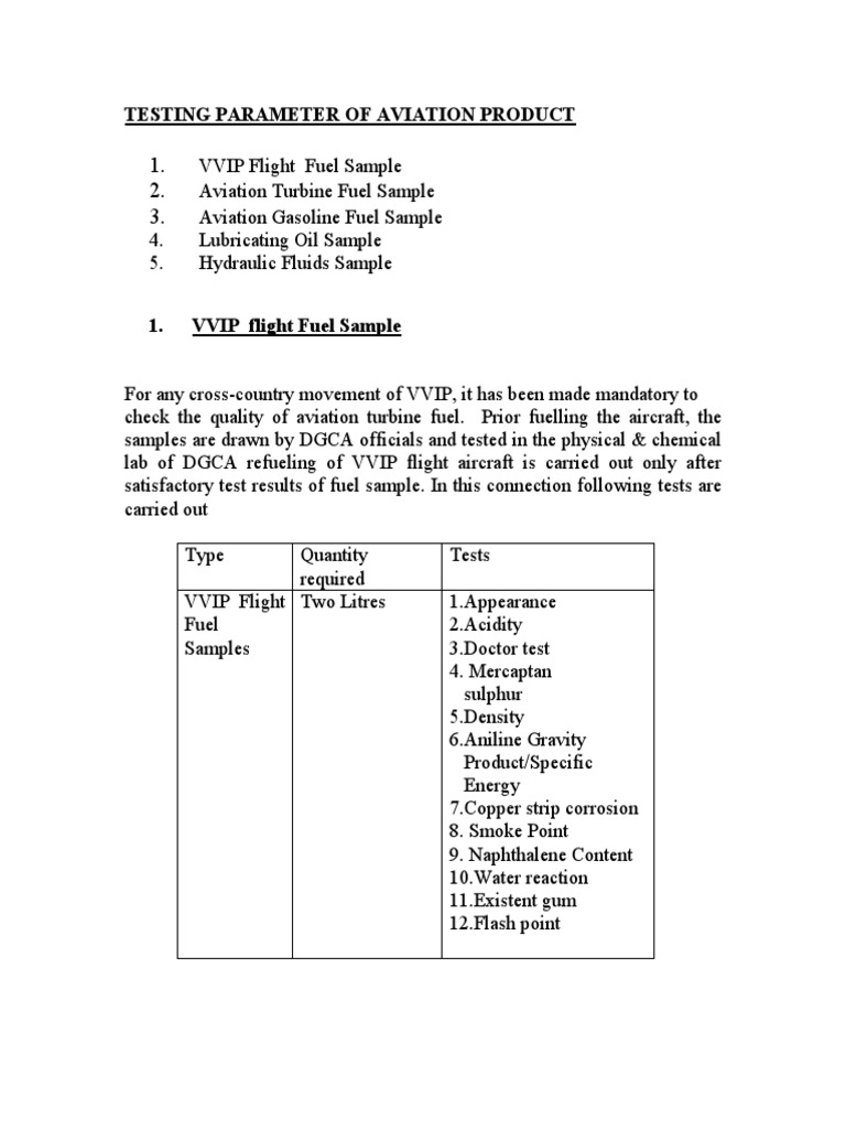 Jet Fuel Testing Procedures Overview | PDF | Jet Fuel | Gasoline