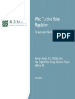 Wind Turbine Noise Regulation: Perspectives in New England