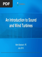 An Introduction To Sound and Wind Turbines: Mark Bastasch, PE