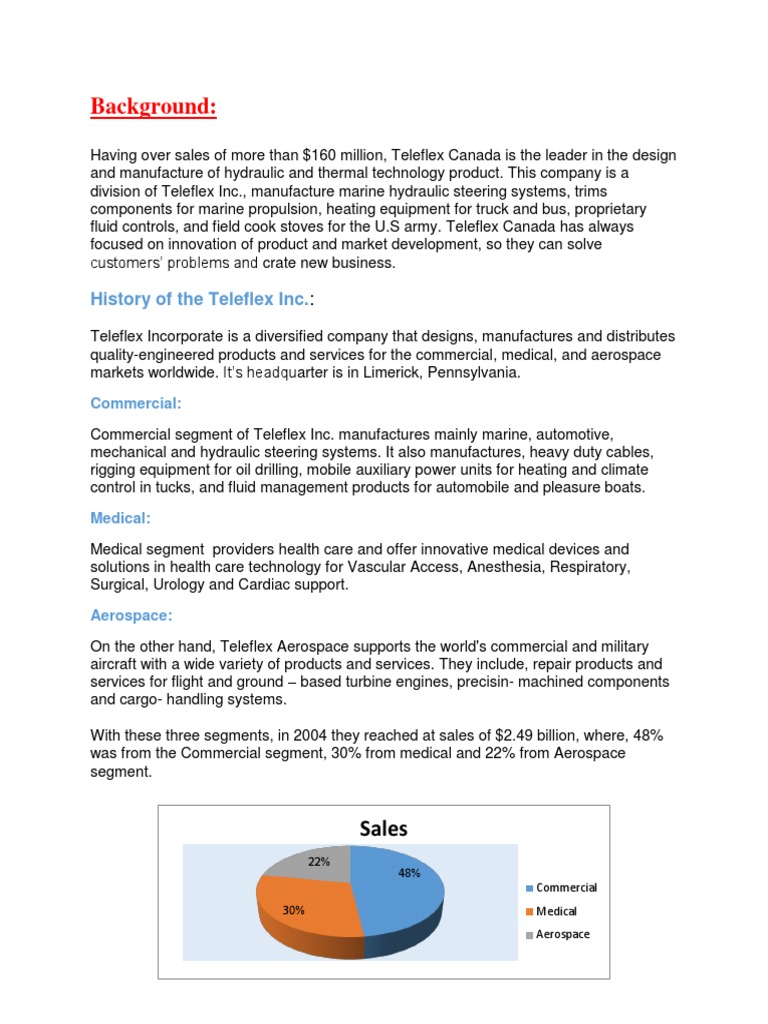 Background Teleflex | PDF | Steering | Aerospace