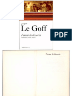 Le Goff, Jacques - Pensar La Historia.pdf