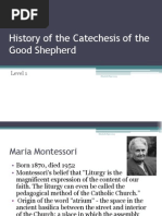 History of The Catechesis of The Good Shepherd