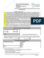 Solicitud de Licencia Ambiental Única Para El Distrito Federal