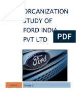 Organization Study of Ford India PVT LTD v2