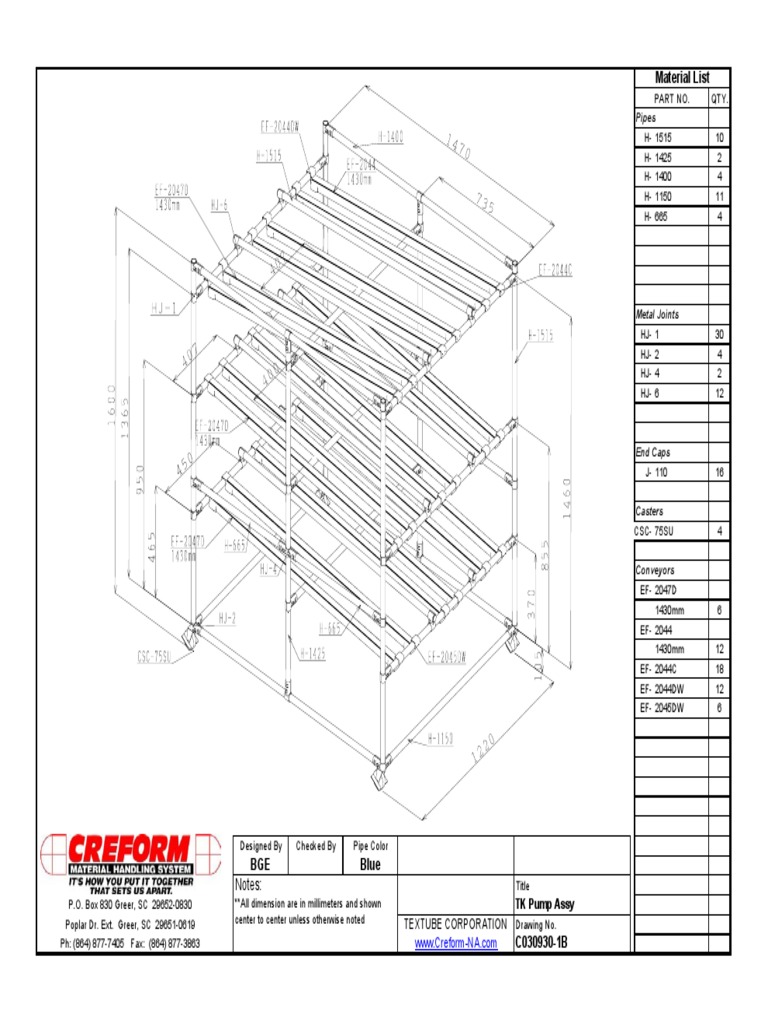 Creform Material Catalog Overview | PDF