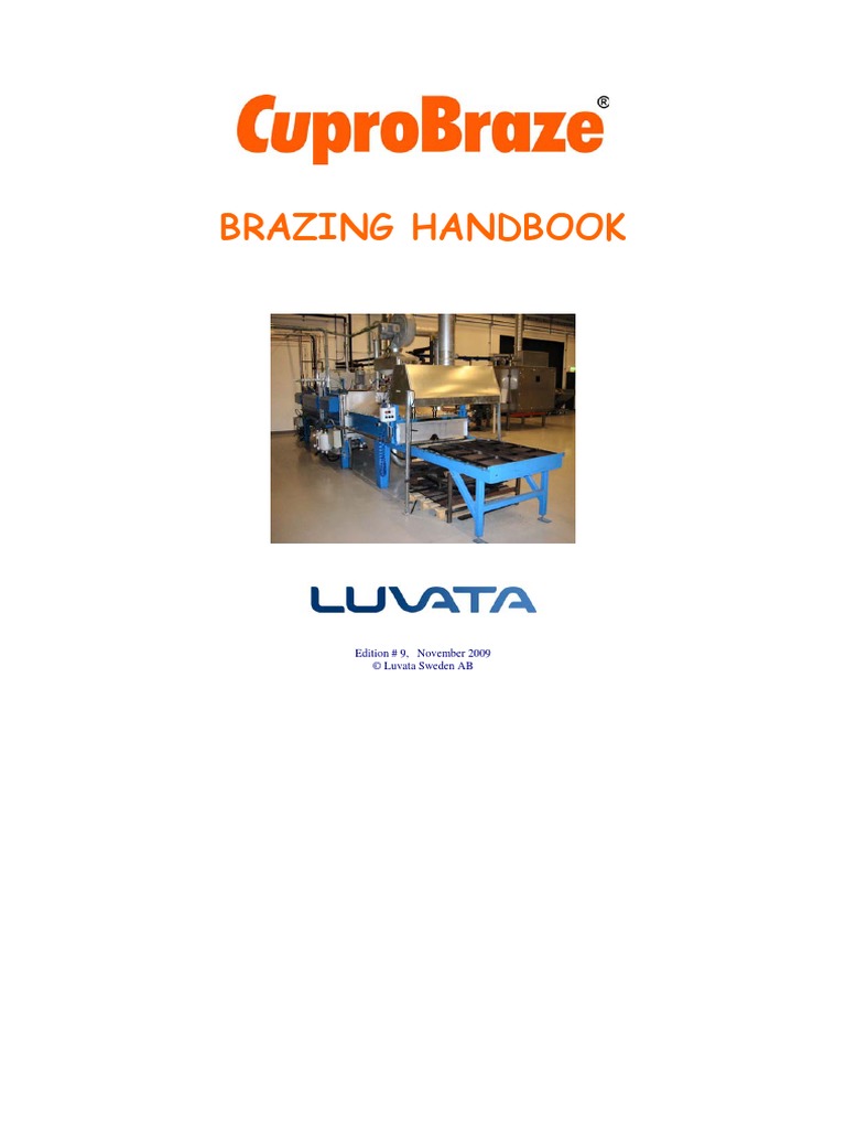 Brazing Handbook PDF Soldering Solder