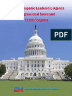 National Hispanic Leadership Agenda Congressional Scorecard 113th Congress