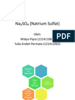 Na₂SO₄ (Natrium Sulfat)