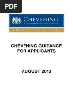 Chevening Guide UK Applicants Masters