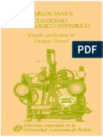 Cuaderno Tecnológico-histórico de Carlos Marx. Estudio Preliminar