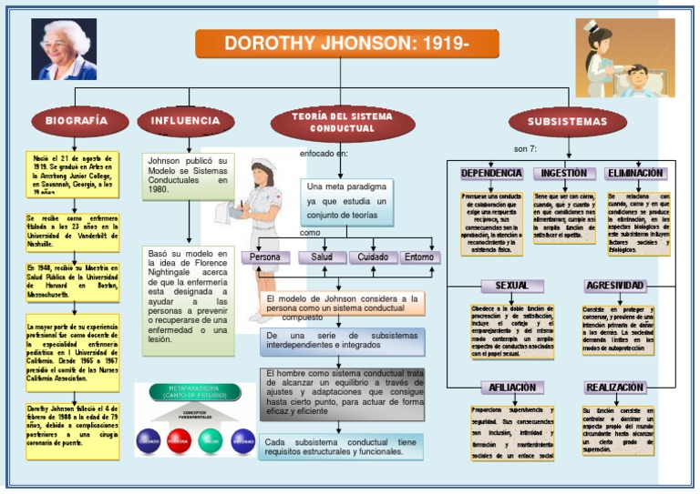 Dorothy Jhonson Mapa Conceptual | PDF | Enfermería | Sociedad