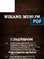 Wikang Muslim