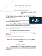 Decreto 1171-94 Ética Profissional Do Servidor Público Civil Do Poder Executivo Federal