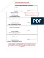 Contoh Pengesahan Kertas Kerja Yang Betul