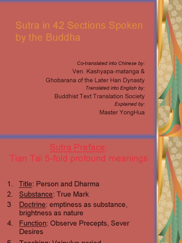 Insights from the Sutra of 42 Chapters | PDF | Mahayana | Anger