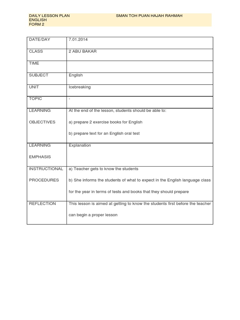 Form 2 English Grammar Lesson Plans | PDF | Grammatical Number | Verb