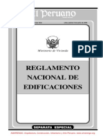 Reglamento Nacional de Edificaciones