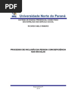 Projeto Pesquisa Inclusão Escolar