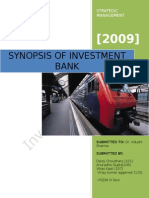 Strategic Analysis of Investment Banking in India