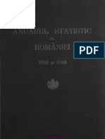 Anuarul Statistic Al Romaniei 1912
