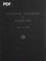 Anuarul Statistic Al Romaniei 1912