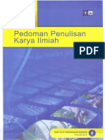 Pedoman Penulisan Karya Ilmiah IPB