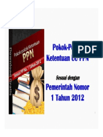 Pokok Pokok Ketentuan UU PPN Sesuai PP No.1 Tahun 2012 Ebook