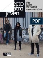 Flyer Proyecto Teatro Joven13 14
