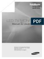 Manual LED TV Monitor Samsung 27''