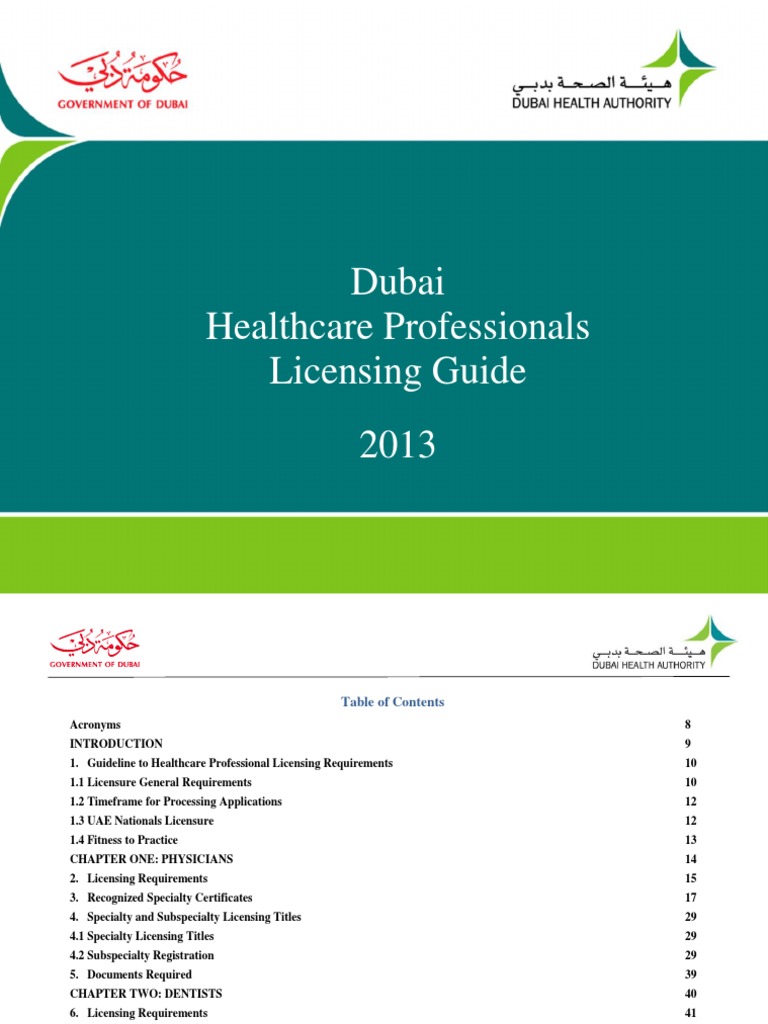 Dubai Healthcare Professional Licensing Guide Final_2 Specialty