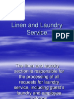 Linen and Laundry Department
